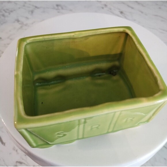 Vintage Shawnee Pottery S.R.R. Train Engine & Train Car Planters 4pc Set #552 - Picture 14 of 16